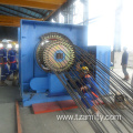 Reinforcing steel cage concrete pile machine